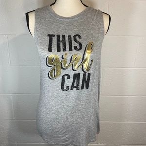 Milken Flow This Girl Can Graphic Muscle Tank